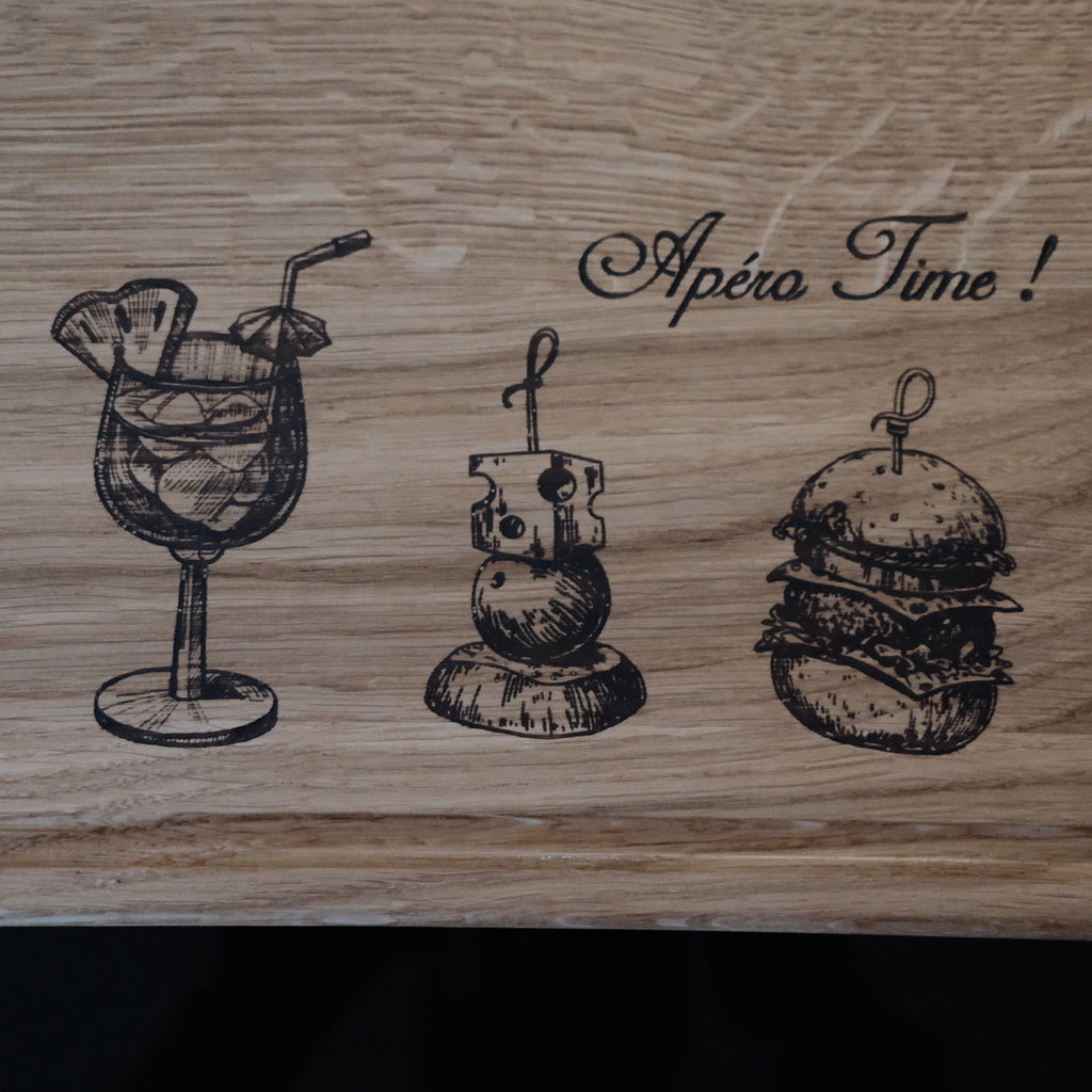 Sam - Planche Apéro gravée